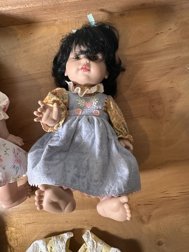 6 Vintage Dolls BSB Baby So Beautiful 14” Playmates 1995 + extra dress - Picture 14 of 16