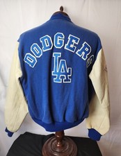     Vintage 80s Chalk Line Los Angeles Dodgers XL Wool Varsity Jacket Rare 