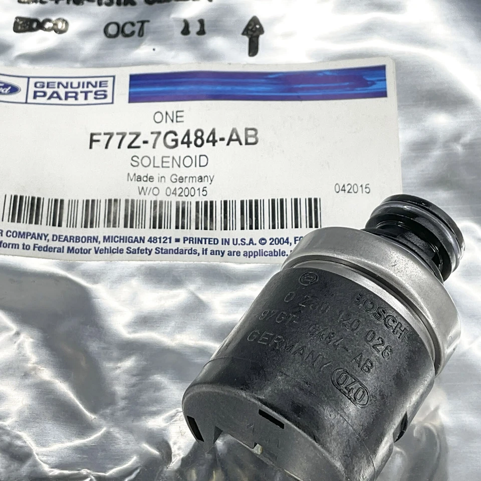Solenoide de control de cambio de transmisión automática genuino OEM 4R44E 4R55E Ford F77Z-7G484-AB Foto 3 de 4