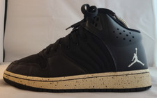 Kids Nike Air Jordan 1 Flight 5 Premium Basketball Shoes Size: 5Y Color: Black