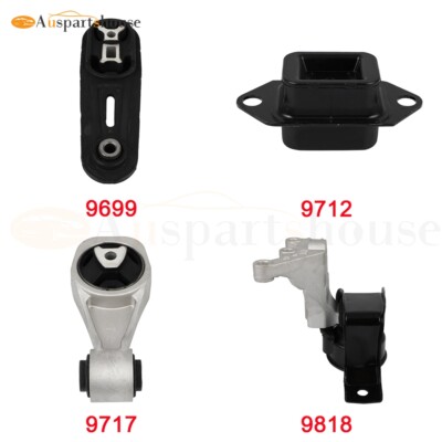 4X Engine Motor & Auto Transmission Mount for 2013-2016