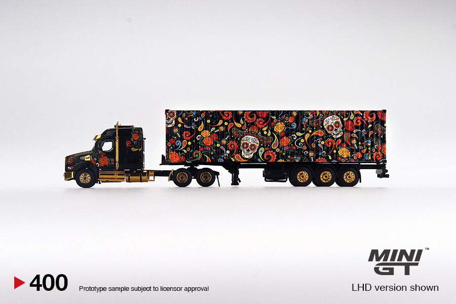 Mini GT 1:64 Western Star 49X w/ 40 Ft Container 