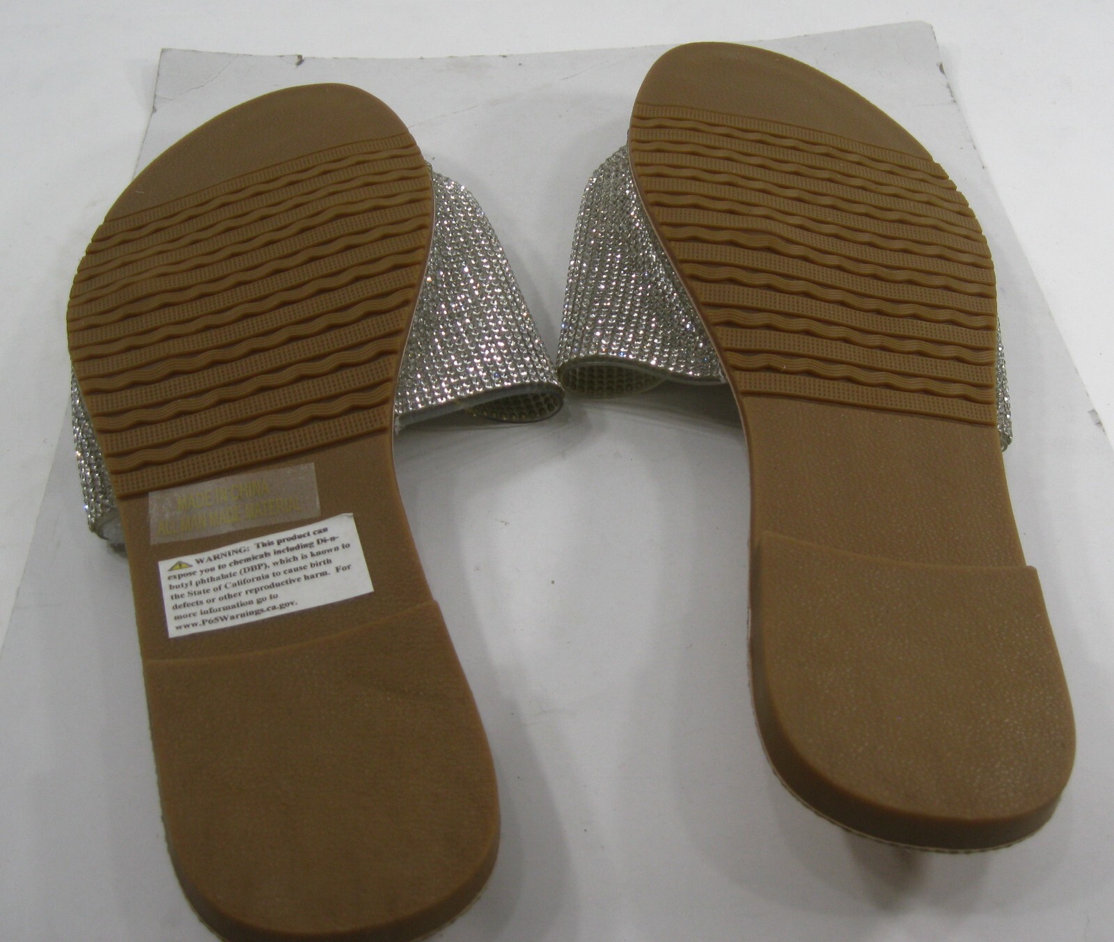 PANTOFOLA D’ORO NUOVI DD LUCITA sandali ciabatte oro punta aperta taglia 10