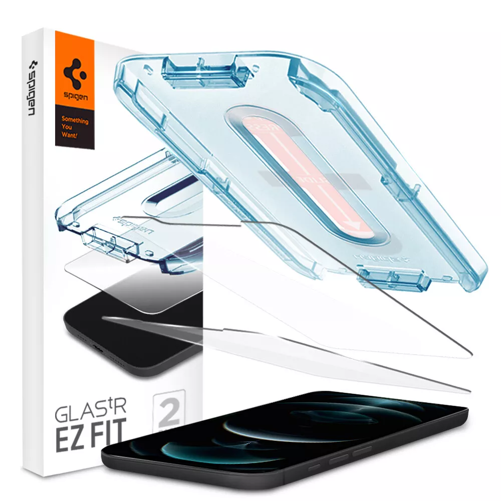 iPhone 12 Pro Max / Pro / 12 / Mini Screen Protector Spigen [GLAStR EZ FIT]