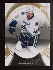2015 - 2016 Upper Deck Trilogy Henrik Sedin Canucks #82 Hockey Card