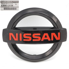 Front Grille Red Black Emblem For Nissan Np300 D23 Pro 4x Pick Up 2016 2021