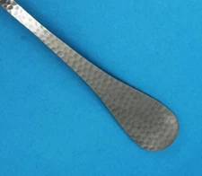 WALLACE HAMMERED 18/10 SATIN STAINLESS FLATWARE TIP CURVES UP CHINA - CHOICE