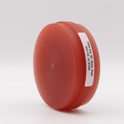 5pcs Dental Pink PMMA Disc with Bloodshot CAD/CAM Monochromatic PMMA Disc 98mm - Picture 12 of 25
