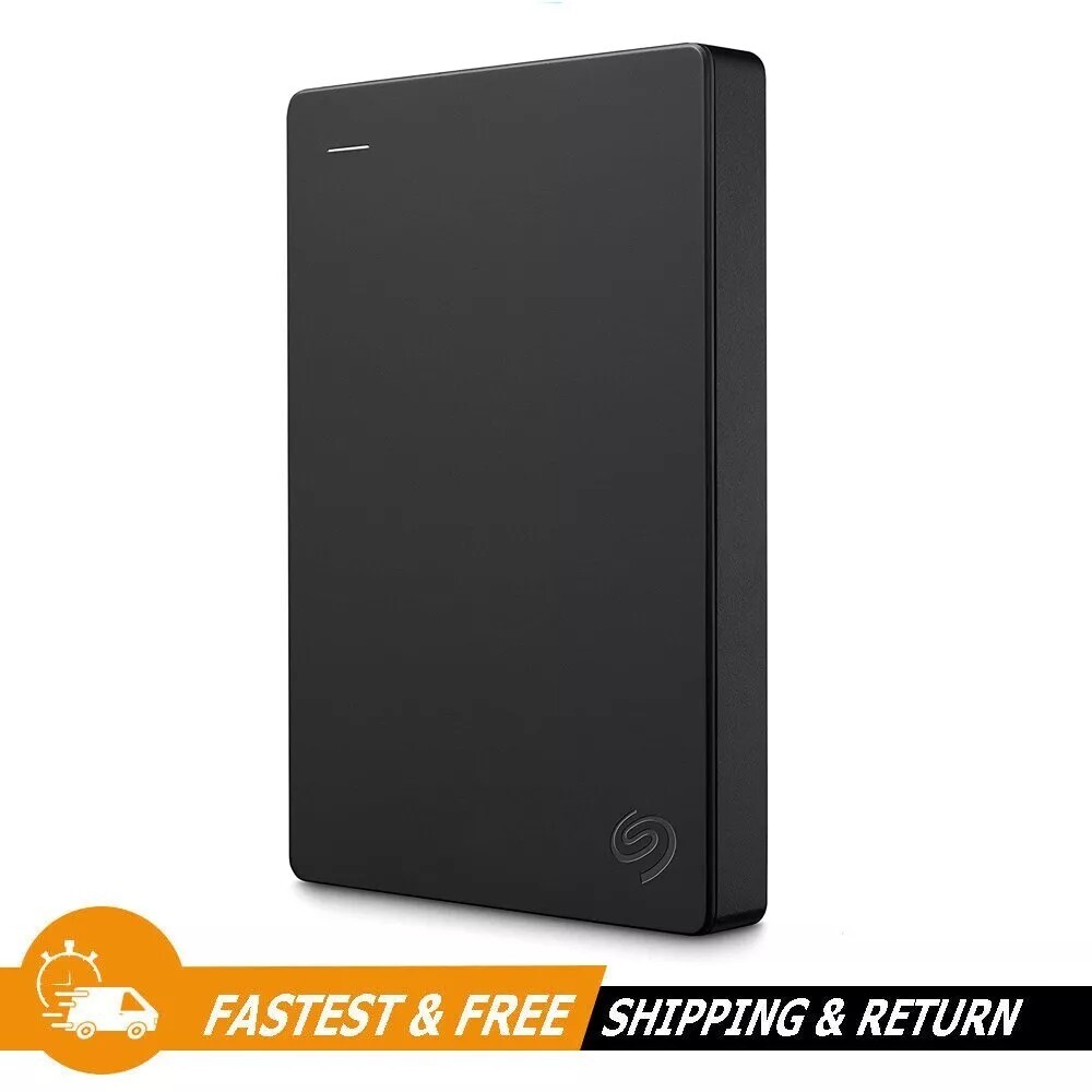 Seagate 4TB USB 3.0 Portable External HD, Black, STGX4000400