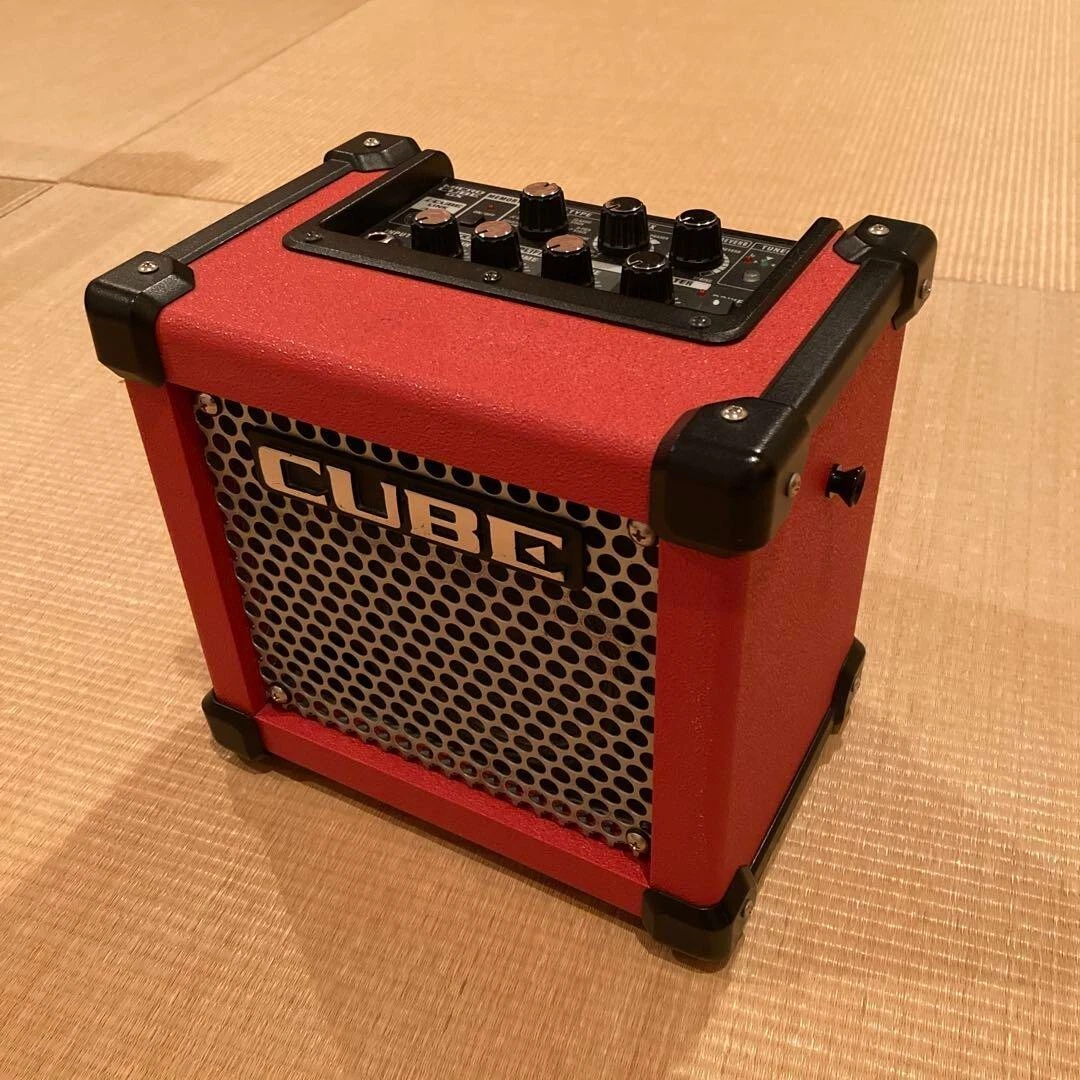 ROLAND MICRO CUBE GX Red Amplifier Guitar Amp in BOX USED