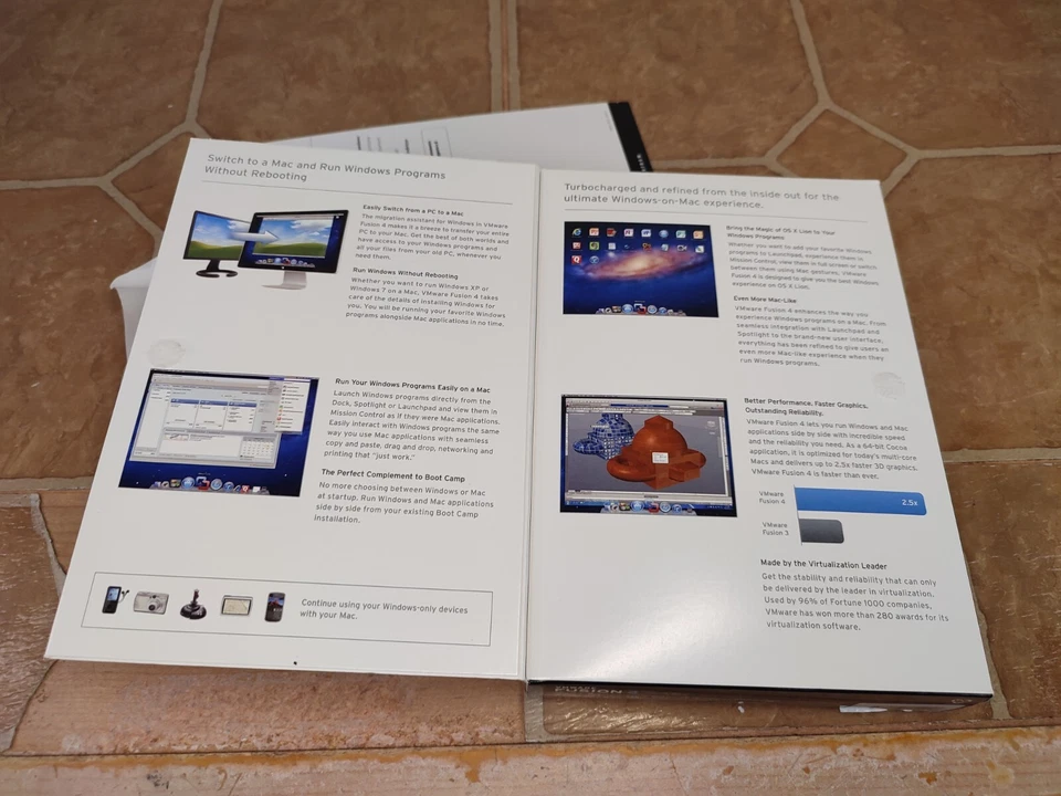 VMware Fusion 4 NIOB (?) Complete Box Set w/ Code Old Version Lion - Image 4 of 4