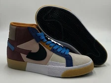 NIKE SB ZOOM BLAZER MID PRM DARK WINE/BLCK-PINK OXFORD [DA8854 600] US MEN SZ 4