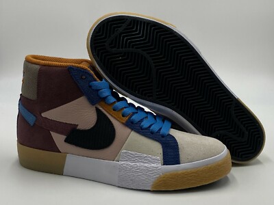 NIKE SB ZOOM BLAZER MID PRM DARK WINE/BLCK-PINK OXFORD [DA8854 600] US MEN SZ 4