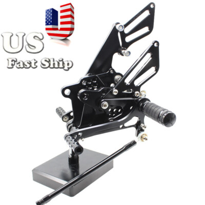 CNC Racing Rearset Foot Rest Footpegs Fit Kawasaki ZX10R 2006-2010 GP Shift 2007