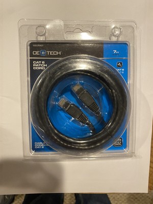 Ce Tech Cat6 Patch Cord - 7 Ft Ethernet Cable