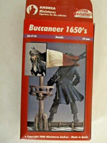 Andrea Miniatures - Buccaneer 1650's (Series General) Model Figure 1/32 54mm - Picture 2 of 3