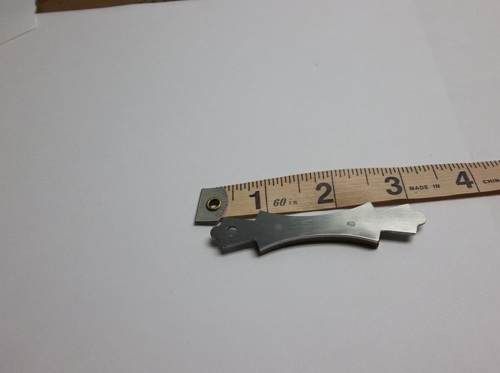 Custom knife pick opener screwdriver stainless bow tie style african