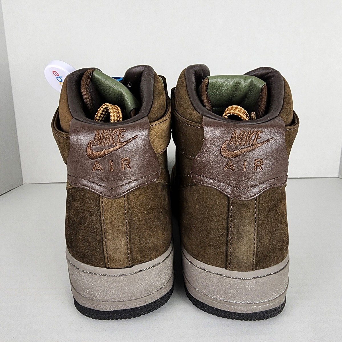 Nike Air Force Hi Bobbito Beef n Broccoli Olive Brown 318431-321 Men\'s 10 RARE Nike Nike AF1 High Bobbito Beef and Broccoli | Grailed main image 4