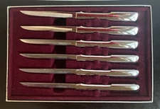 Set Carvel Hall High Quality Stainless Steel Steak Knives Made in USA  with Box