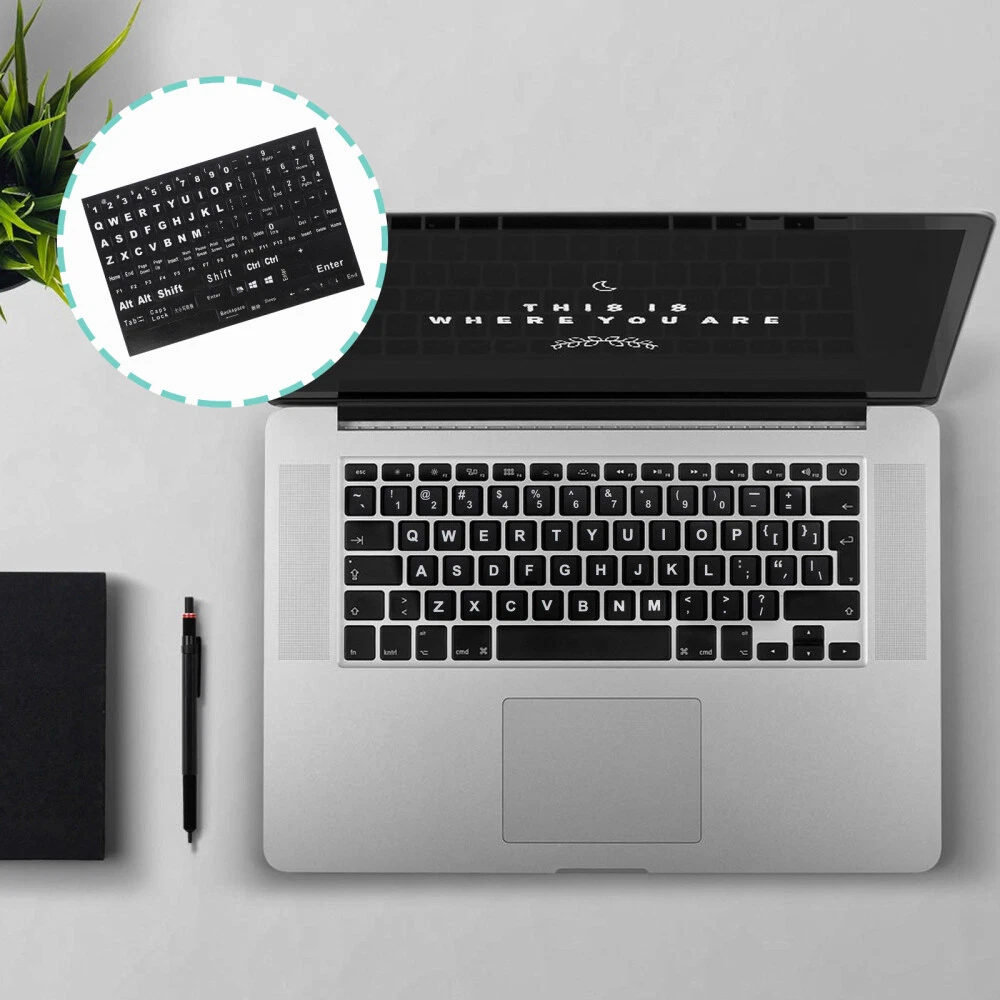 Mechanical Keyboard Stickers Label Desktop Letter Sticker Computer Accessories *