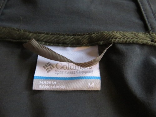 COLUMBIA men's MEDIUM Jacket/ Windbreaker OUTDOOR ELEMENT HOODIE Gray - Picture 7 of 11