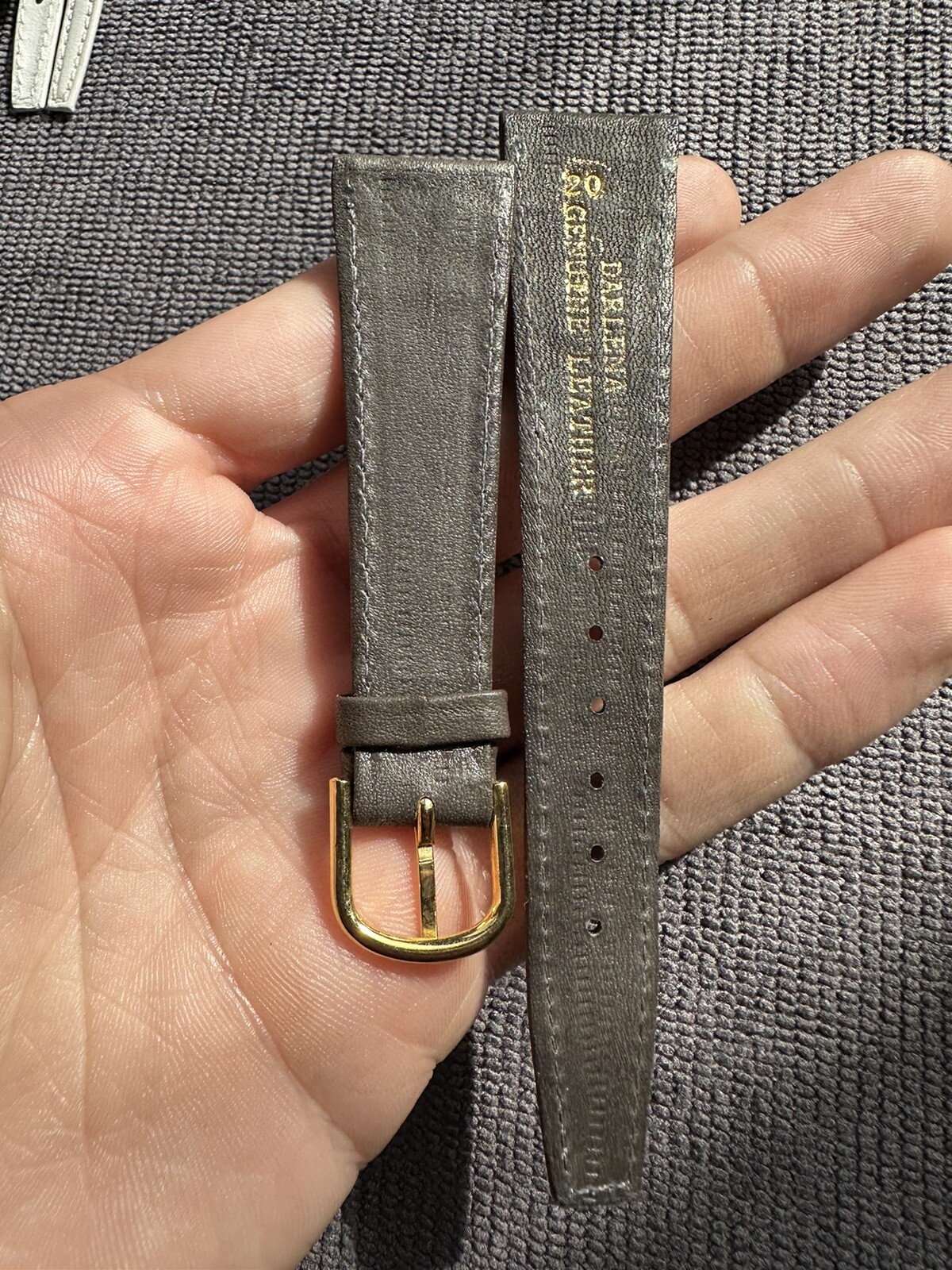 Vintage Watch Strap 20 mm Nos Top Quality By Darlena