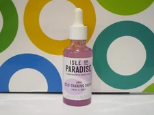ISLE OF PARADISE ~ SELF TANNING DROPS FACE & BODY ~ DARK ~ 1.69 OZ