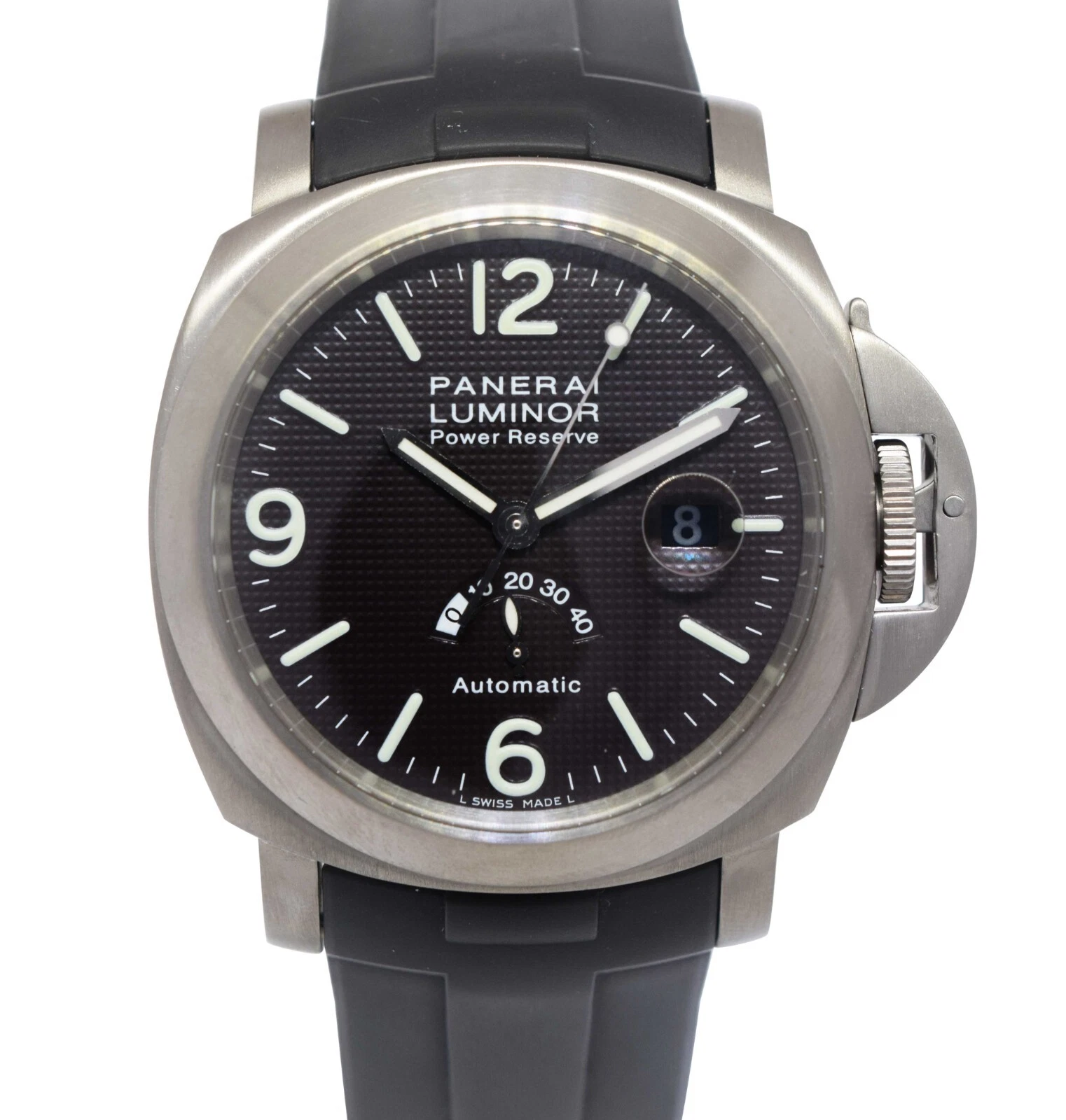 Panerai — Panerai Luminor Power Reserve PAM 57 Titanium Brown Dial 44mm Watch PAM00057