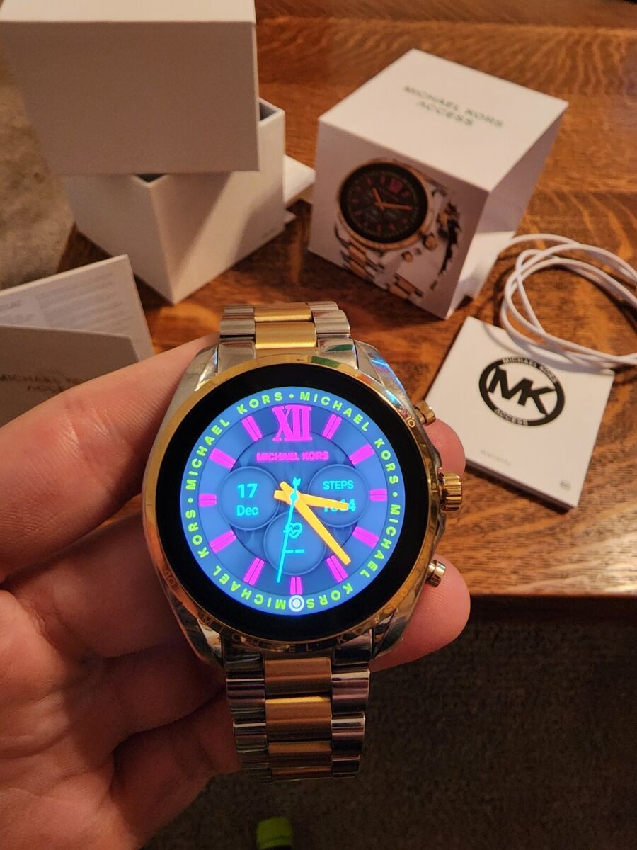 Michael Kors Gen 6 Bradshaw 44mm Rose Gold Glitz Stainless Michael Kors Gen 6 Bradshaw 44mm Rose Gold Glitz Stainless