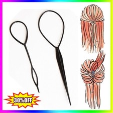 Ponytail Creator Topsy Tail Braid Hair Styling Maker Loop Tools