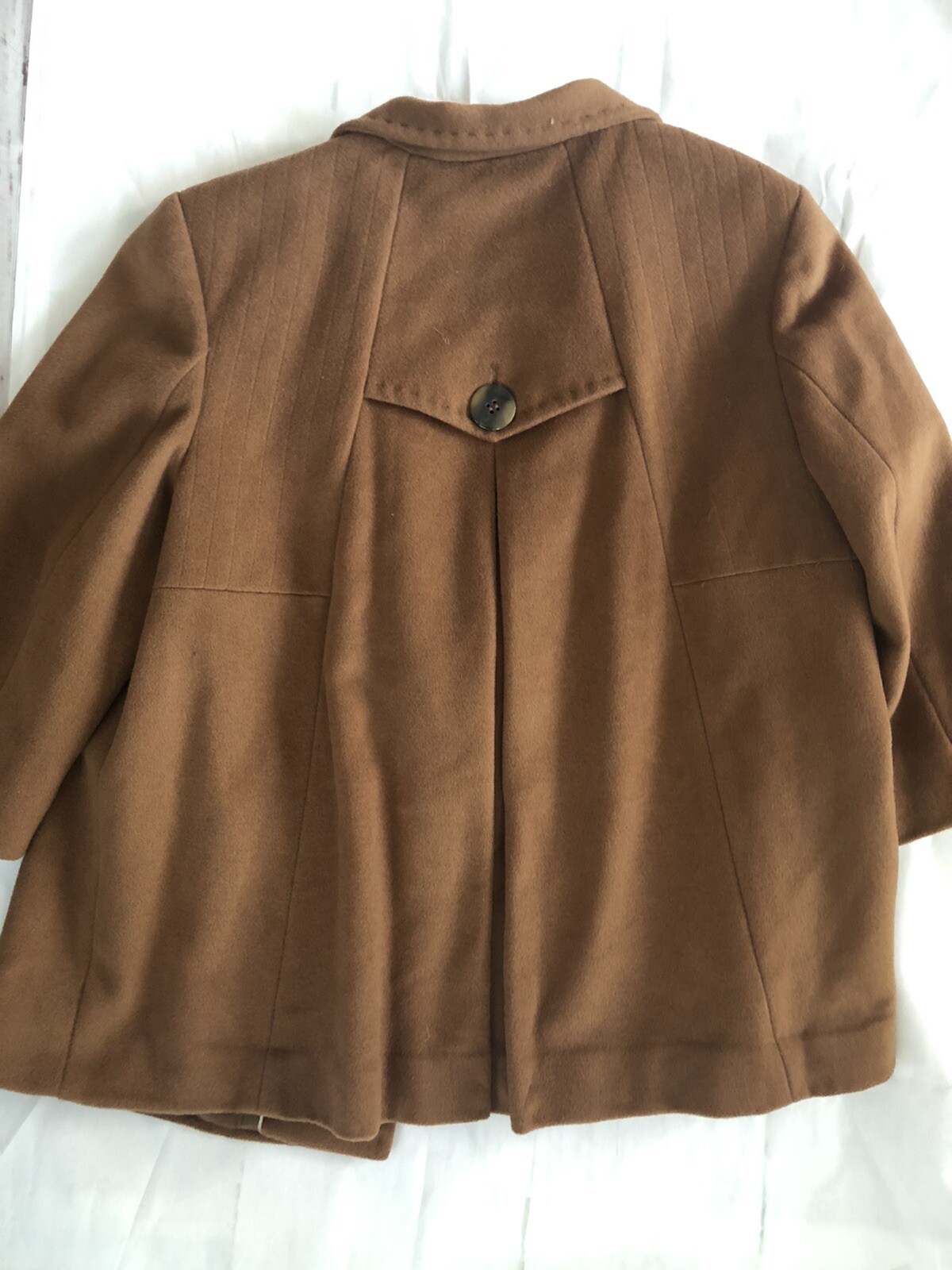 Ellen Tracy Womens L Jacket Pea Coat 