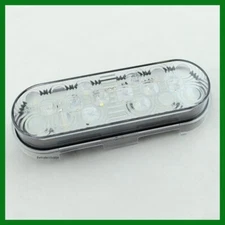 Oval 6" Grommet Mount 18 LED White Back up light Reverse Truck and Trailer