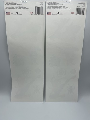 Lot of 2 Classic Spiderman Wall Decals Peel & Stick 7 Kids Room Decor Stickers - Picture 2 of 2