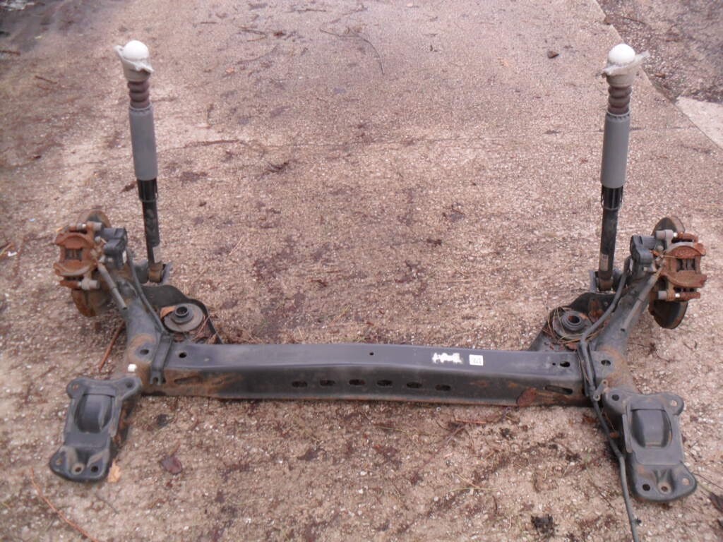 AUDI A3 8V REAR AXEL COMPLETE WITH HUBS AND SHOCKERS 2014 2019 eBay