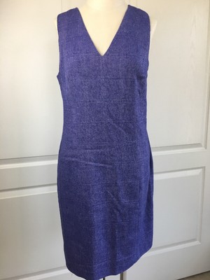 purple wool dress
