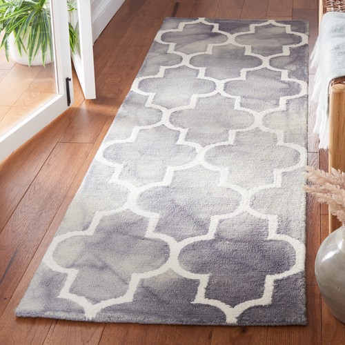 SAFAVIEH Dip Dye DDY535C Handmade Grey / Ivory Rug - Picture 11 of 29