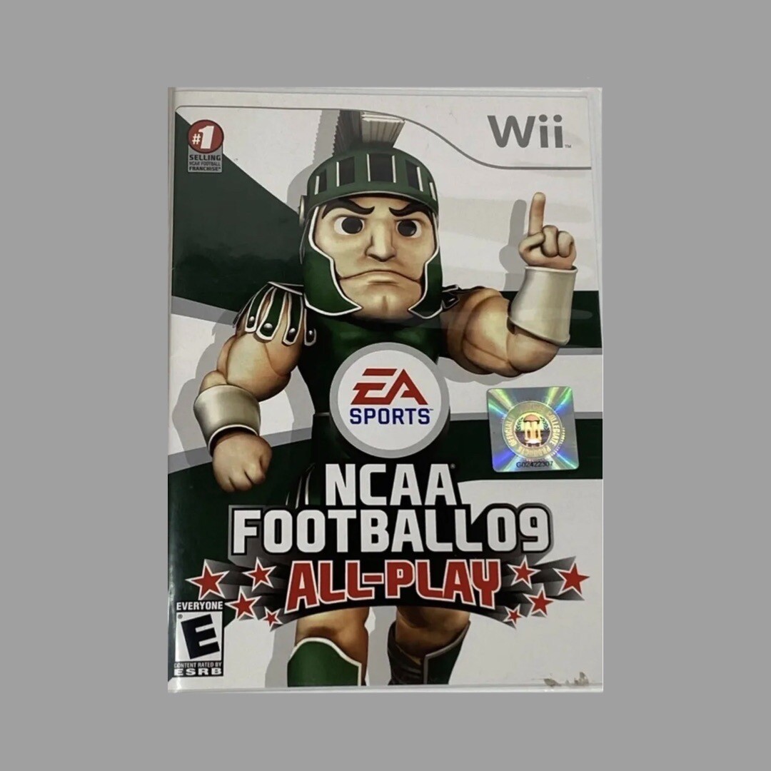 NCAA Football 09 ALL-PLAY Nintendo Wii Video Game EA Sports-Brand
