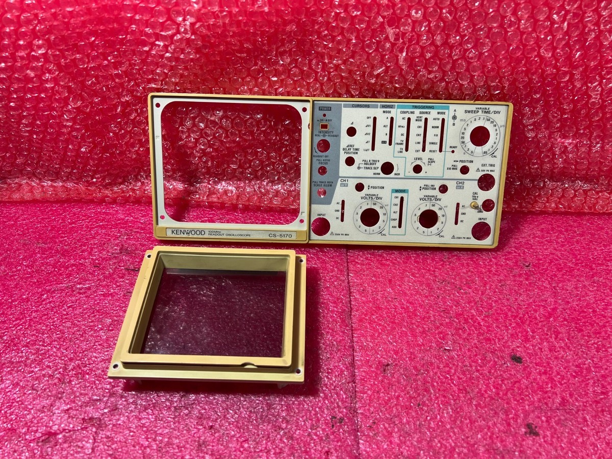 Kenwood CS-5170 100 Mhz READOUT Oscilloscope ''Panel only'' | eBay