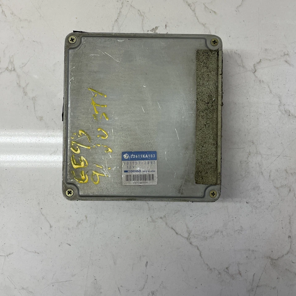 MOTOR COMPUTADOR SUBARU JUSTY 1990 1991 22611KA103 ECM ECU PCM FABRICANTE DE EQUIPAMENTO ORIGINAL - Imagem 3 de 4