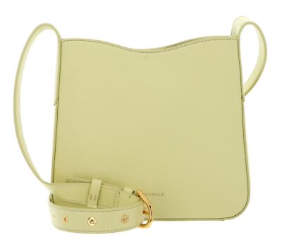 COCCINELLE Dazz Mini Bag Grained Leather Umhängetasche Tasche Lime Wash hellgelb