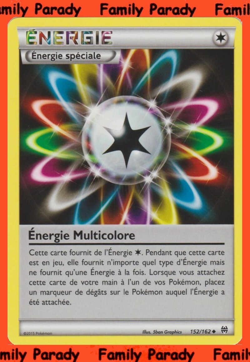 ブーストエネルギー Multicolor Energy 152/162 XY Turbo Impulse Pokemon Card New