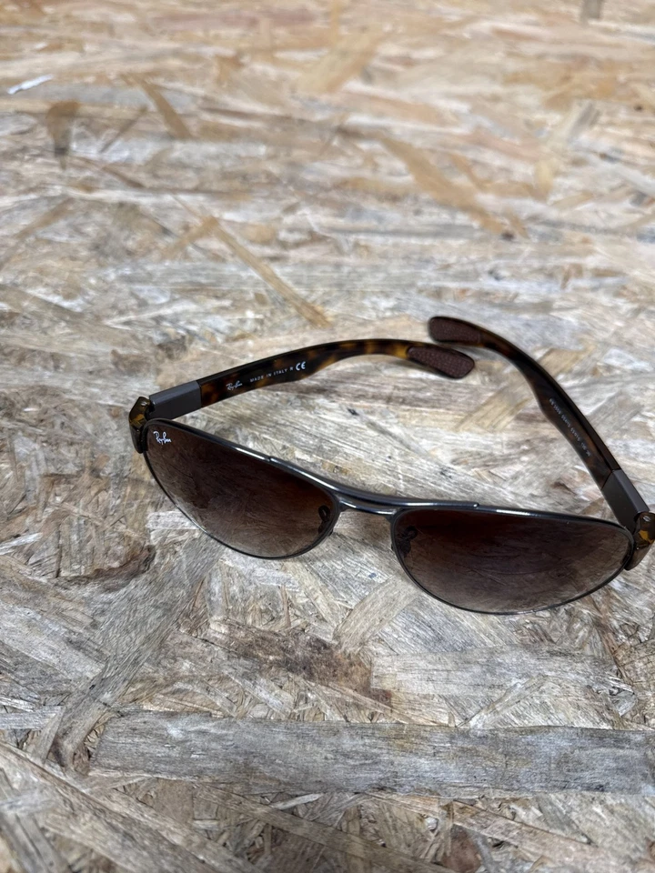 Ray-Ban Sunglasses Mens RB 3509 Brown Tortoise Shell Aviator, photo 2 of 5