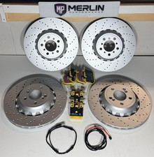 BMW F87 M2 F80 M3 F82 M4 Fr 380mm, Rr 370mm discs, EBC Yellowstuff pads, sensors