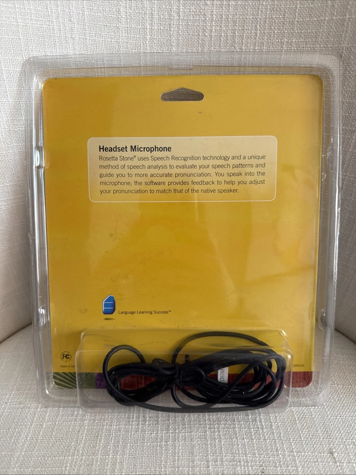 Rosetta Stone Headset Microphone USB For Language Learning Software NEW & Sealed - Image 2 of 3