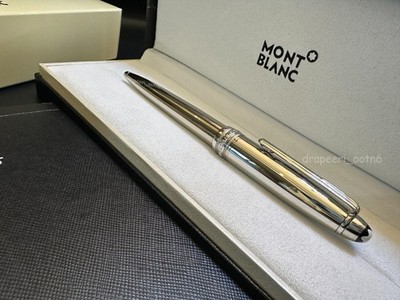 Montblanc Meisterstuck Classique Ballpoint Pen Metal Silver New
