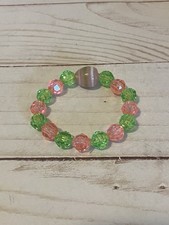 Easter Egg Bracelet Beaded Bracelet Girls Kids Jewelry Handmade Easter Gifts