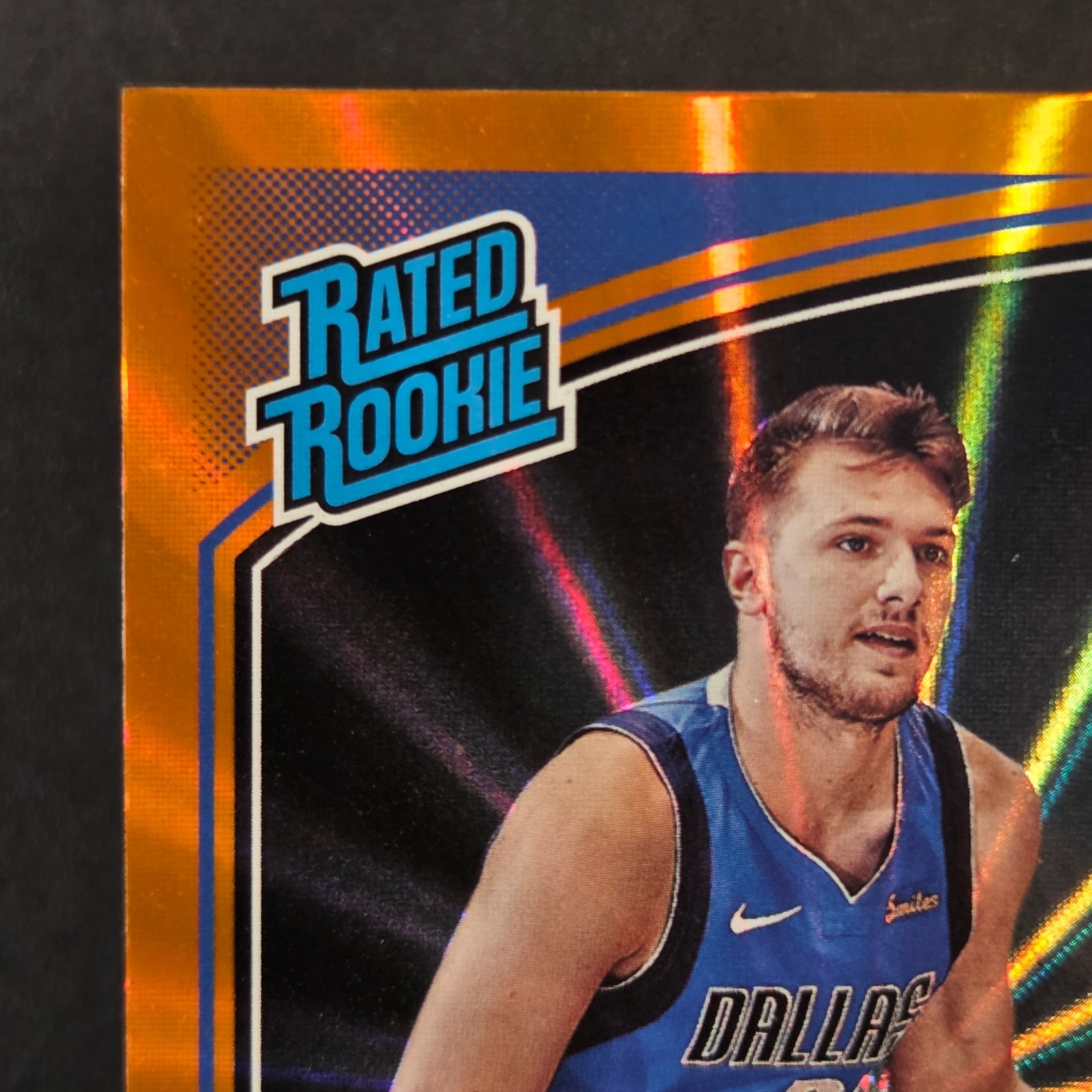2018 Donruss Luka Doncic Orange Lazer Rated Rookie #177 (RC) view 5
