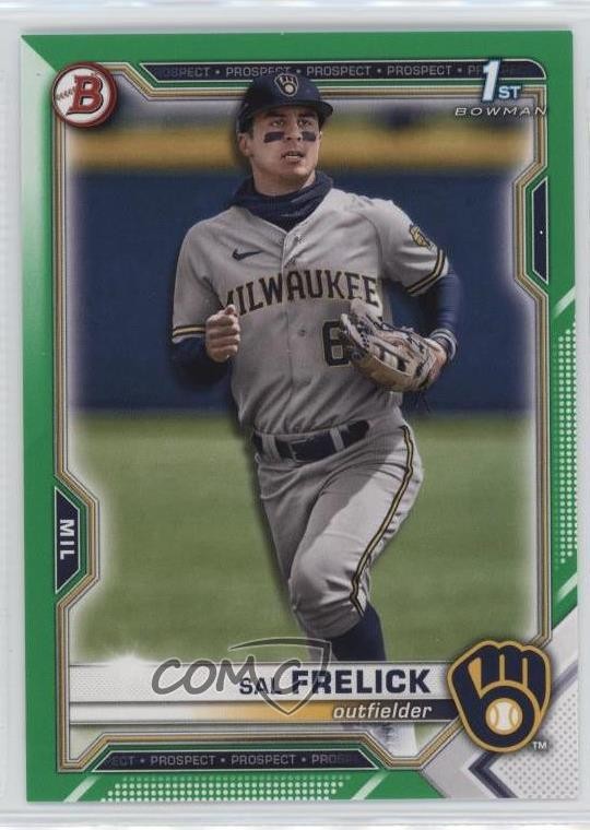 2021 Bowman Draft Green 93/99 Sal Frelick #BD-172 0hk3