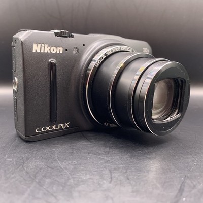 Nikon COOLPIX S9700 Black 16.0 MP Digital Camera English OK