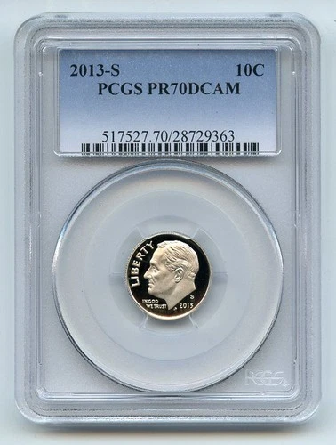 2013-S Roosevelt Dime Proof — photo from the most recent tracked eBay sale